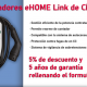 promoción cargador eHome Link y código QR para adquirirlo